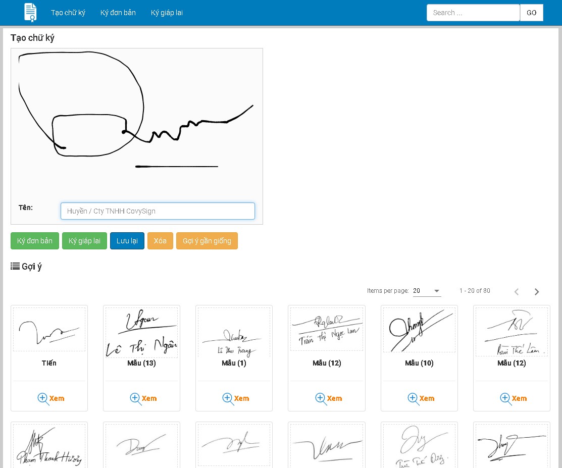 Ellectronic signature